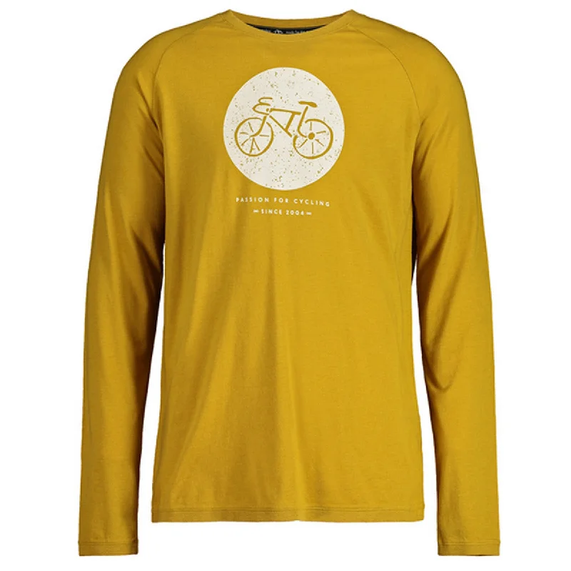 bicycle paint gloss-T-Shirt maniche lunghe Maloja MutagnardM - Giallo