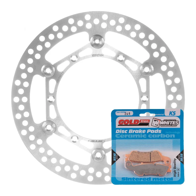 bicycle saddle stitching-BRAKE DISC & PAD FRONT KIT - YAM YZ450F 08-15