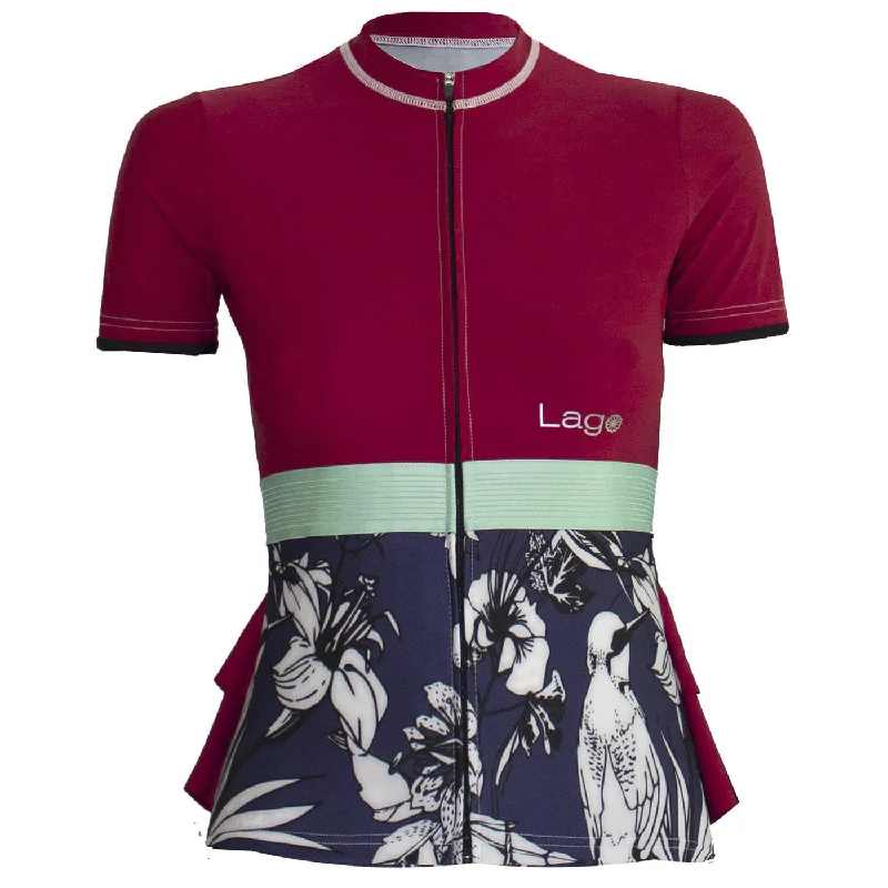 bicycle tire kit-Maglia donna Lago Tiger 2 - Rosso