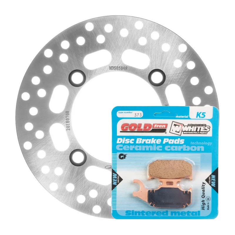 bicycle valve length-BRAKE DISC & PAD FRONT KIT - SUZ LTA500X 11-17 - LEFT