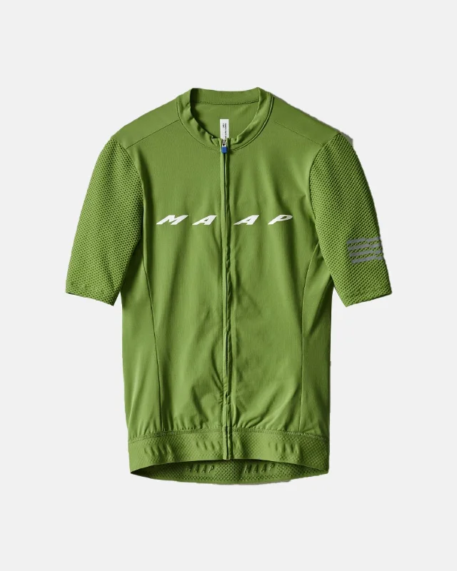 bicycle gear cassette-Women's Evade Pro Base Jersey - Wasabi