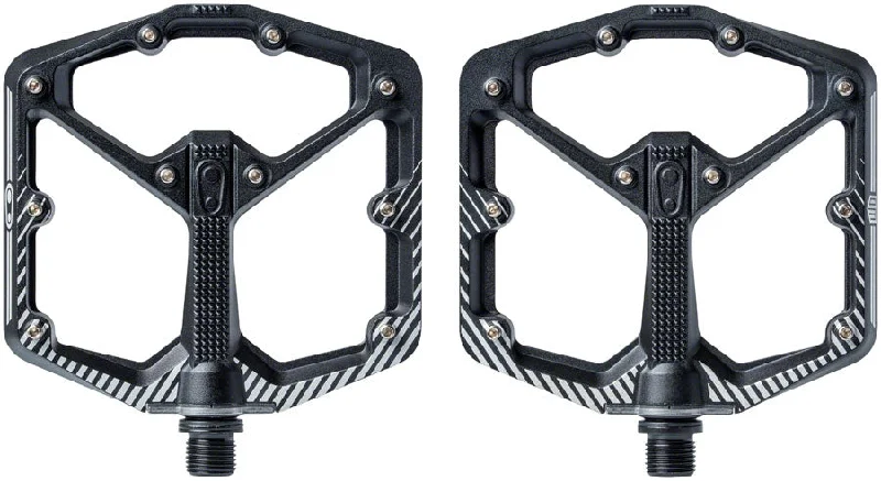 bicycle pedal clip-Crankbrothers Stamp 7 Danny MacAskill Edition Pedals - Platform Aluminum 9/16" BLK Large