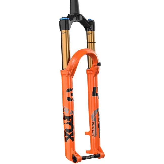 bicycle backpack kit-FOX 34 Factory Suspension Fork - 29" 130 mm 15 x 110 mm Kabolt 44mm Offset GRIP X Damper Shiny Orange