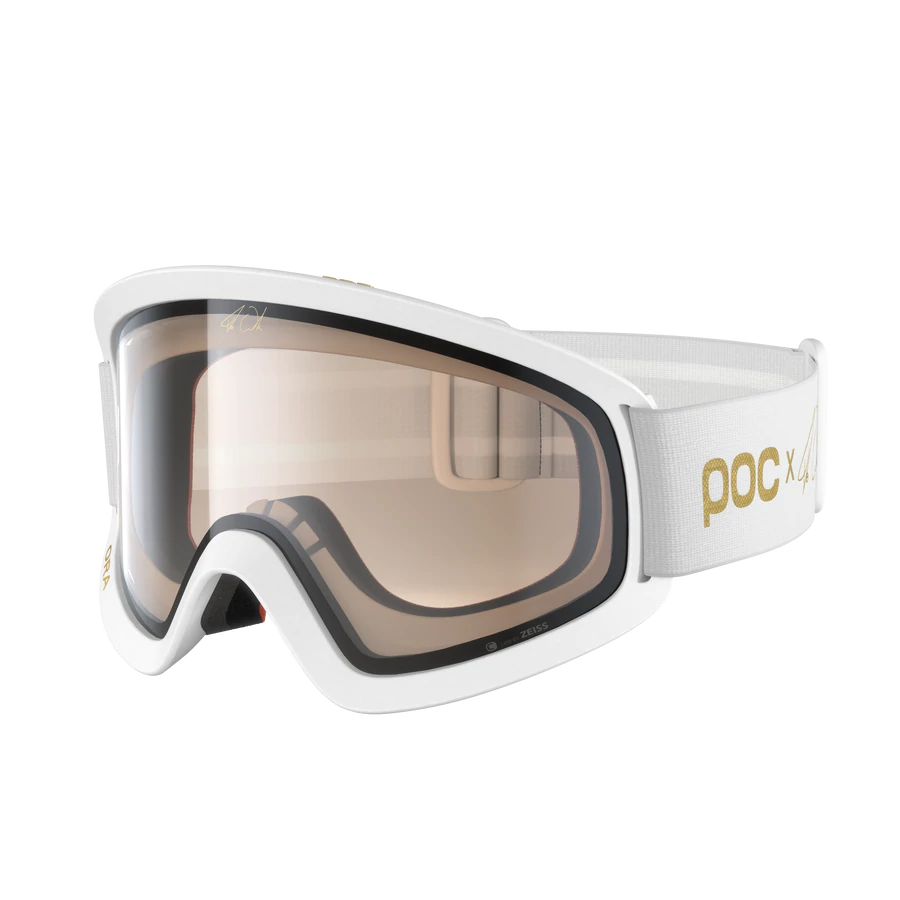 bicycle tire marker-POC Ora Clarity MTB Goggle - Fabio Edition - Hydrogen White-Gold