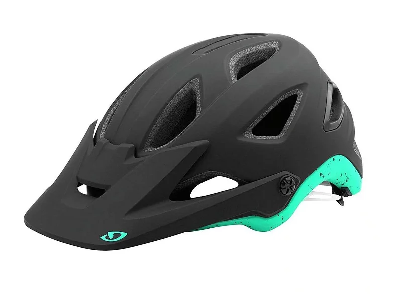 bicycle paint gloss-Giro Montaro MIPS MTB Helmet - Matt Black-Turquoise