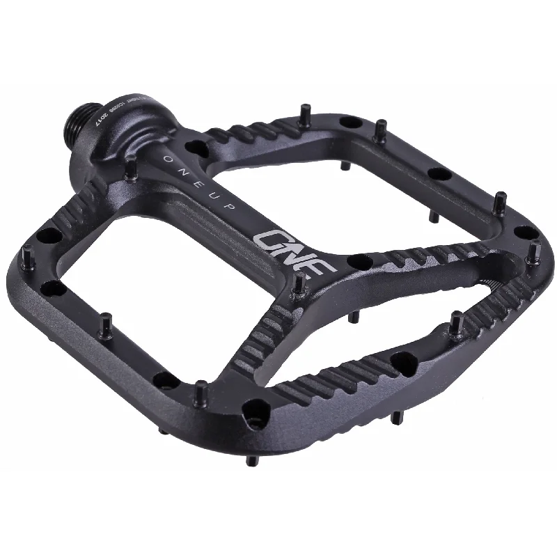 bicycle tire rotation-OneUp Components Aluminum Platform Pedals Black