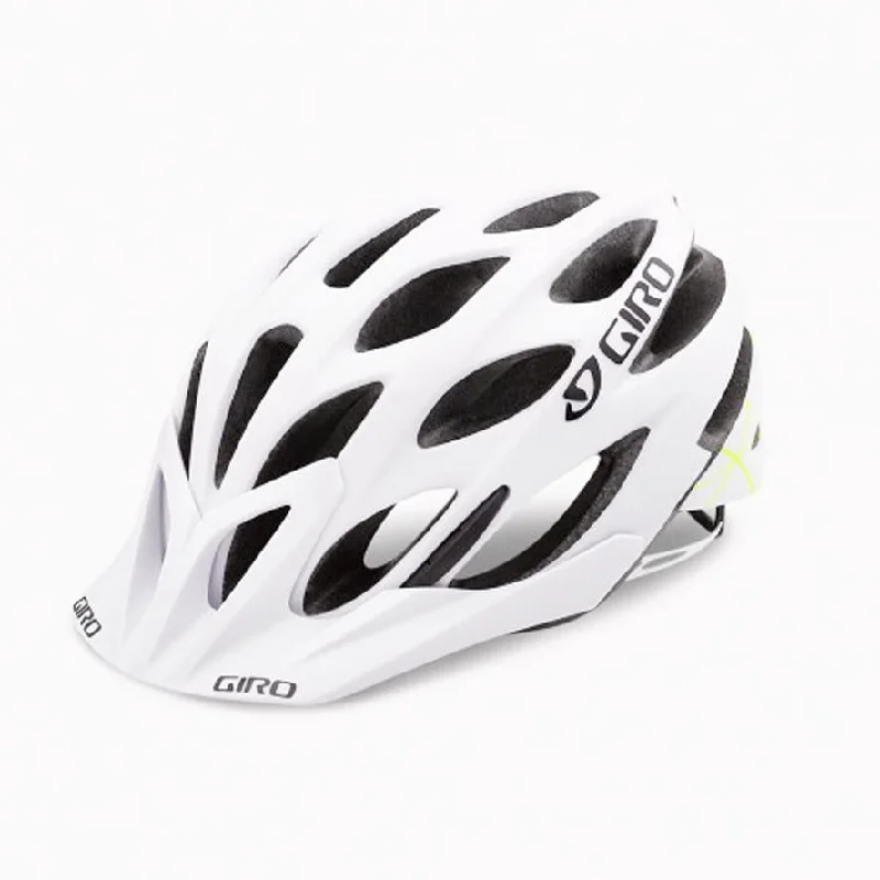 bicycle rotor hub-Giro Phase MTB Helmet - Matt White-Lime - 2017