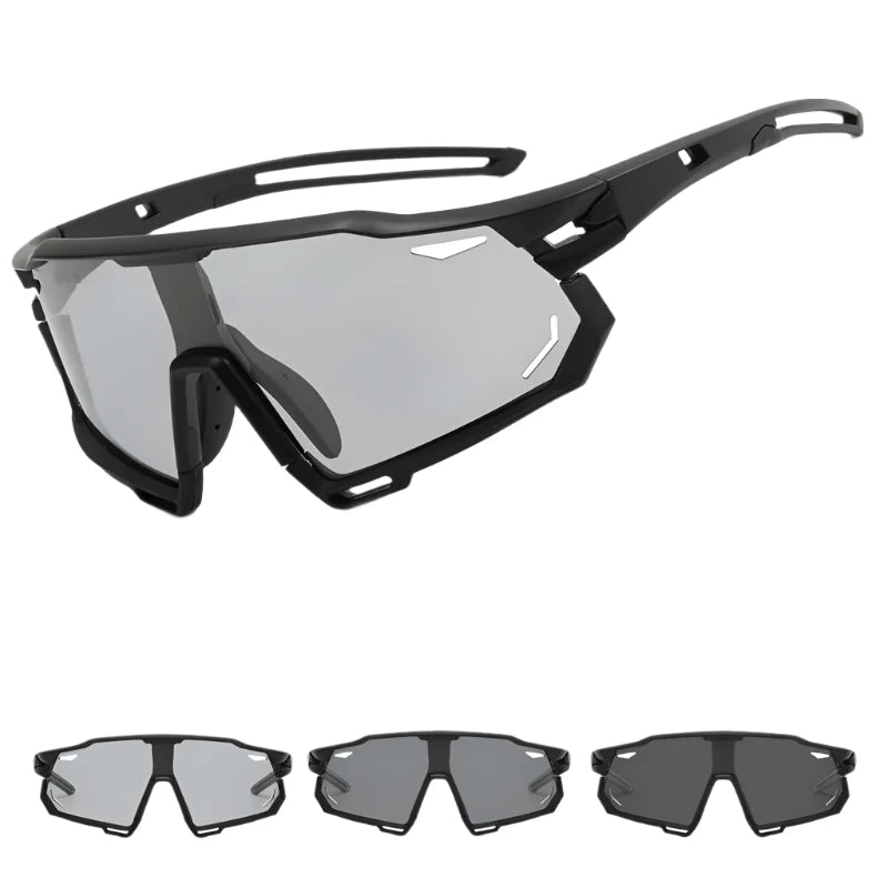 bicycle commuter kit-Photochromic Cycling Glasses Men Women Sunglasses Mountain Bike Road Eyewear New Bicycle Riding Outdoor Sports Hiking Goggles