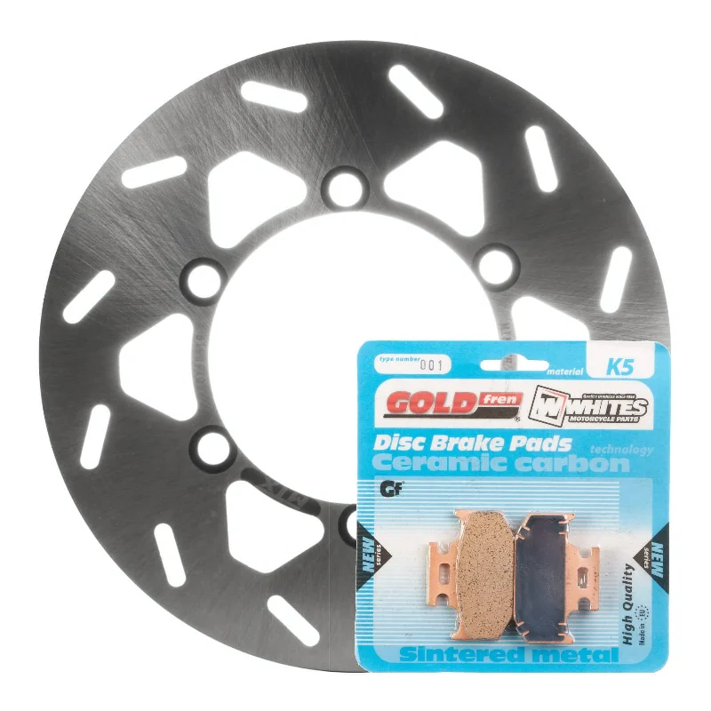 bicycle repair kit-BRAKE DISC & PAD REAR KIT - KAW KDX200 95-08