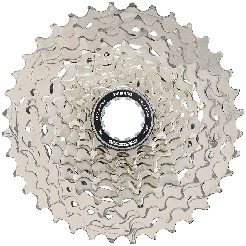 bicycle lane kit-Shimano 105 CS-HG710-12 Cassette - 12-Speed 11-36t HG L2 Silver