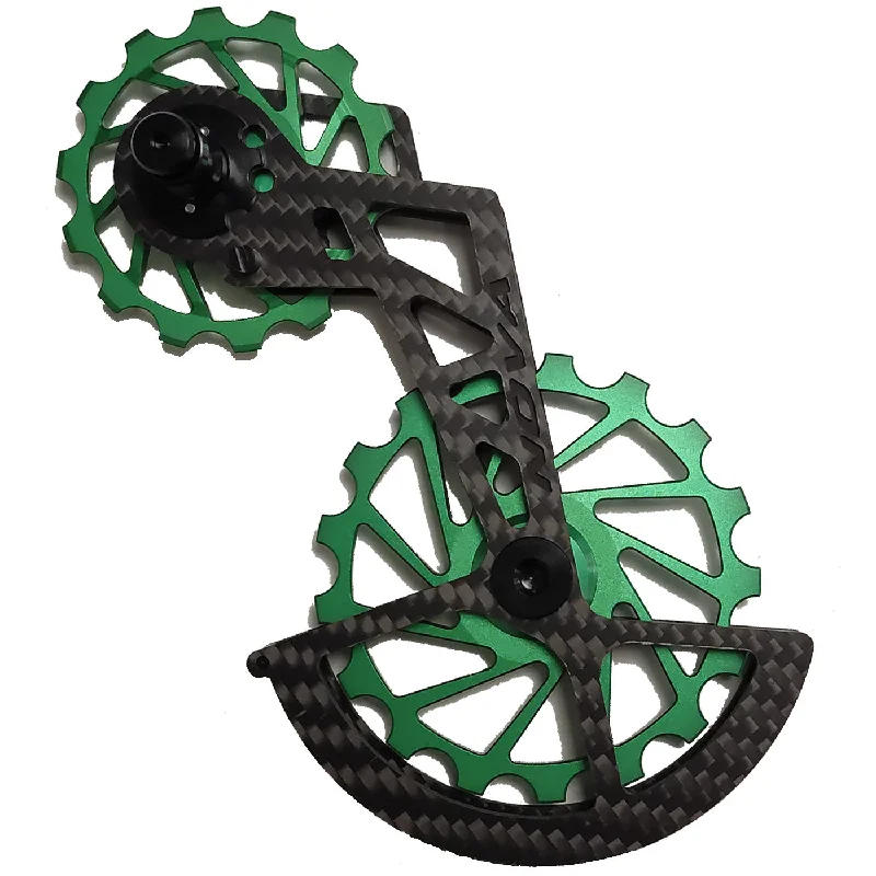 bicycle climbing gear-Sistema Pulegge Nova Ride Shimano Ultegra/Dura-Ace 12v - Verde