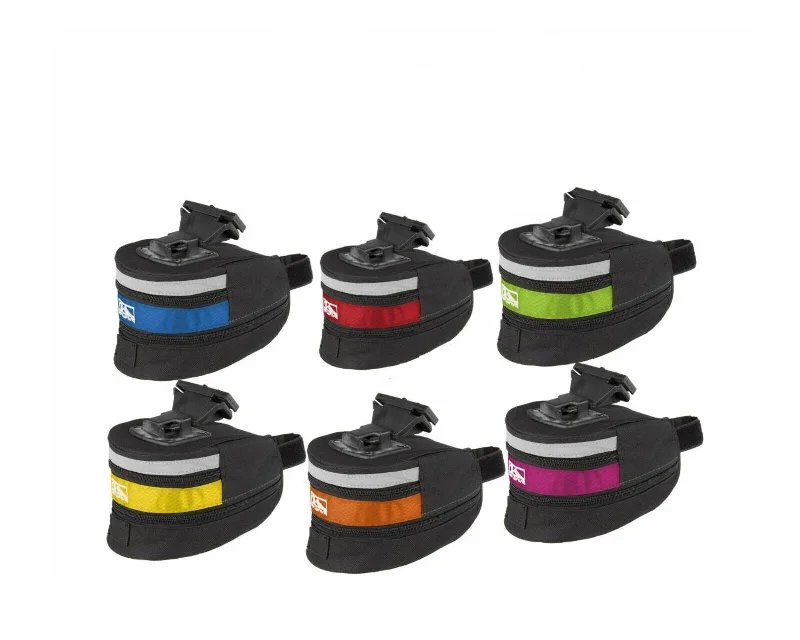 bicycle brake cable-M-Wave Rear Bike Expanding Seat / Saddle Pannier Storage Bag - Select Colour: